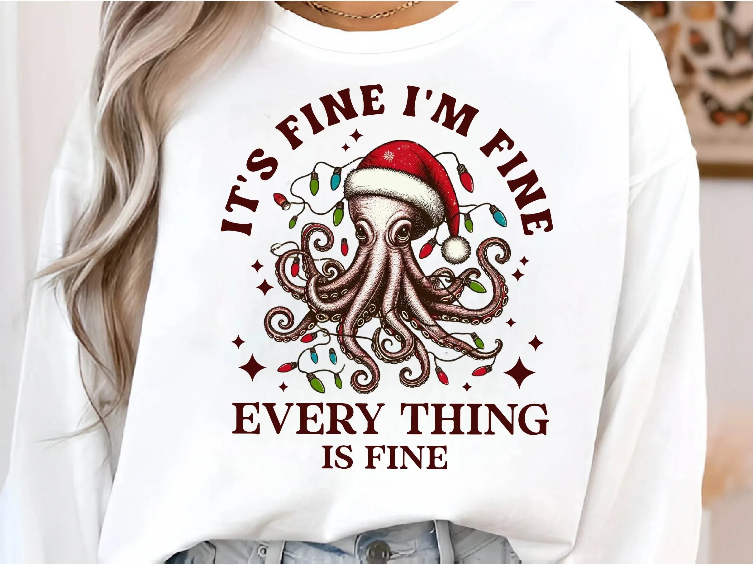 It'S Fine I'M Fine Every Thing Is Fine Clipart Bundle - CraftNest - Digital Crafting and Art