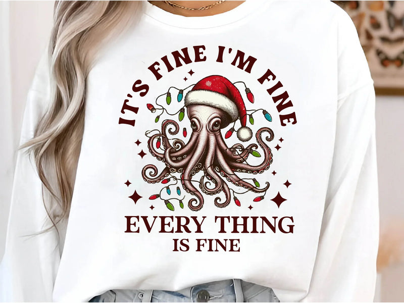 It'S Fine I'M Fine Every Thing Is Fine Clipart Bundle - CraftNest - Digital Crafting and Art