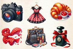 Parisian Summer Clipart Bundle 3 - CraftNest - Digital Crafting and Art