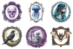 Halloween Tarot Cards Clipart Bundle - CraftNest - Digital Crafting and Art