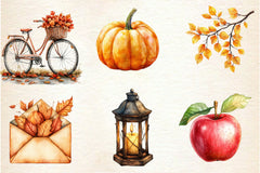 Lovely Autumn Clipart Bundle - CraftNest - Digital Crafting and Art