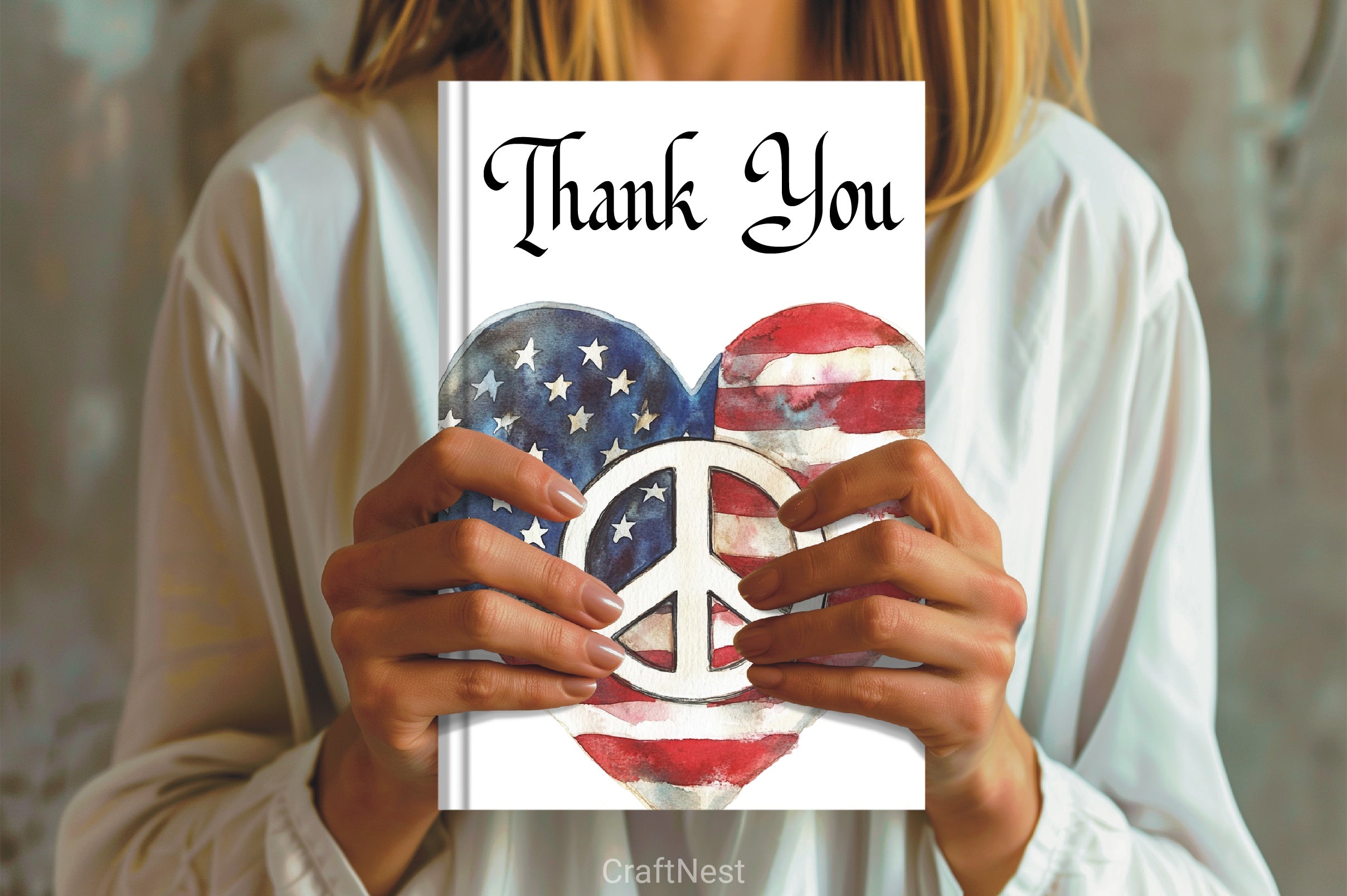 4th of July Peace Sign Clipart Bundle - CraftNest - Digital Crafting and Art