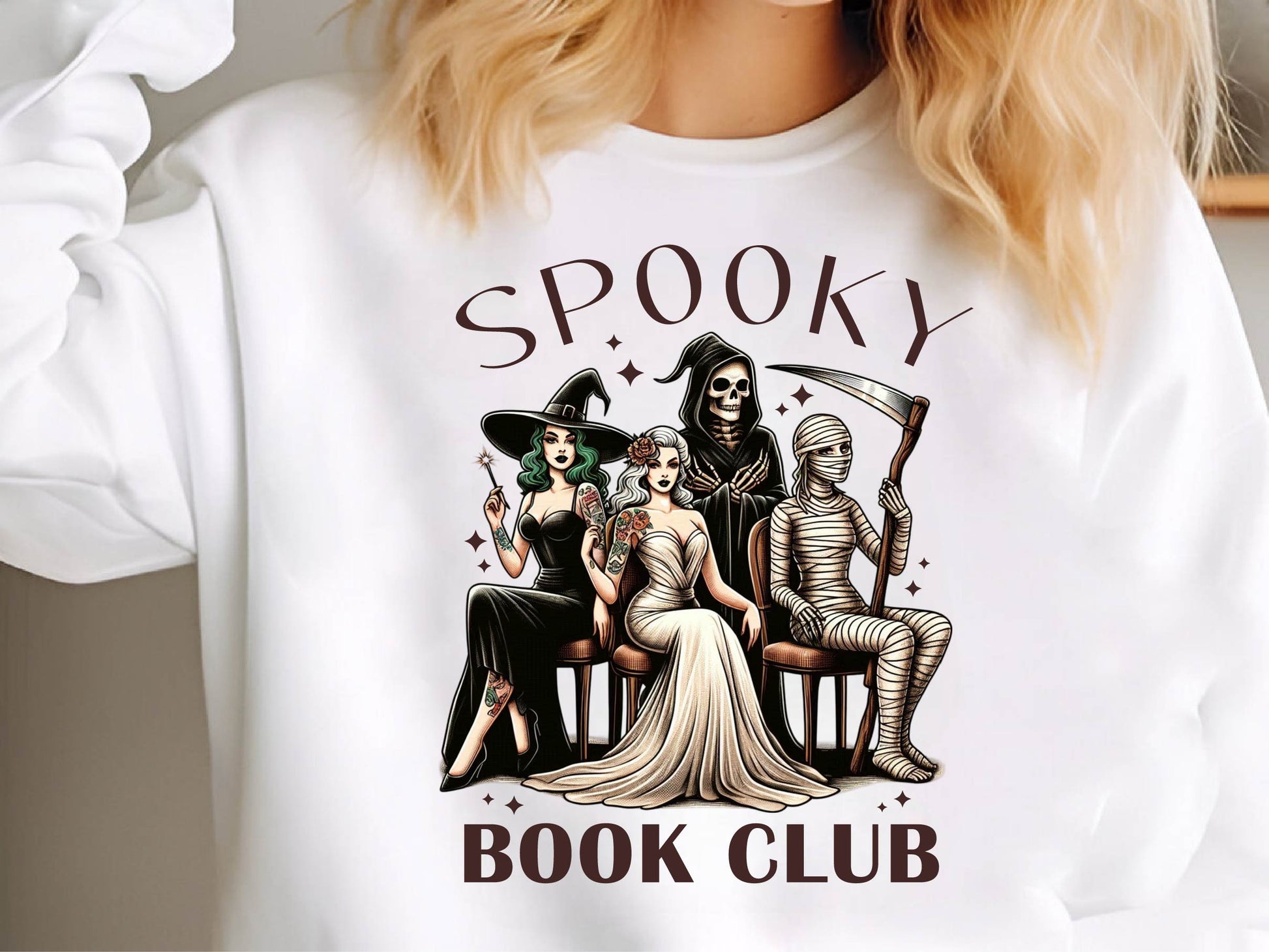 Spooky Book Club Bookish Halloween Clipart Bundle - CraftNest - Digital Crafting and Art