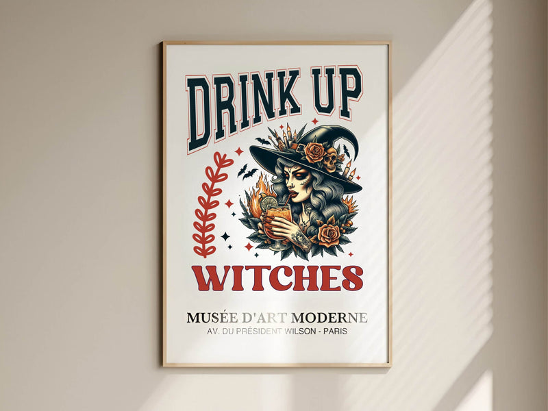 Drink Up Witches Funny Halloween Clipart Bundle 1 - CraftNest - Digital Crafting and Art