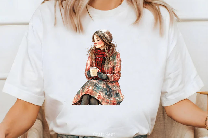 Christmas Coffee Clipart Bundle 5 - CraftNest - Digital Crafting and Art