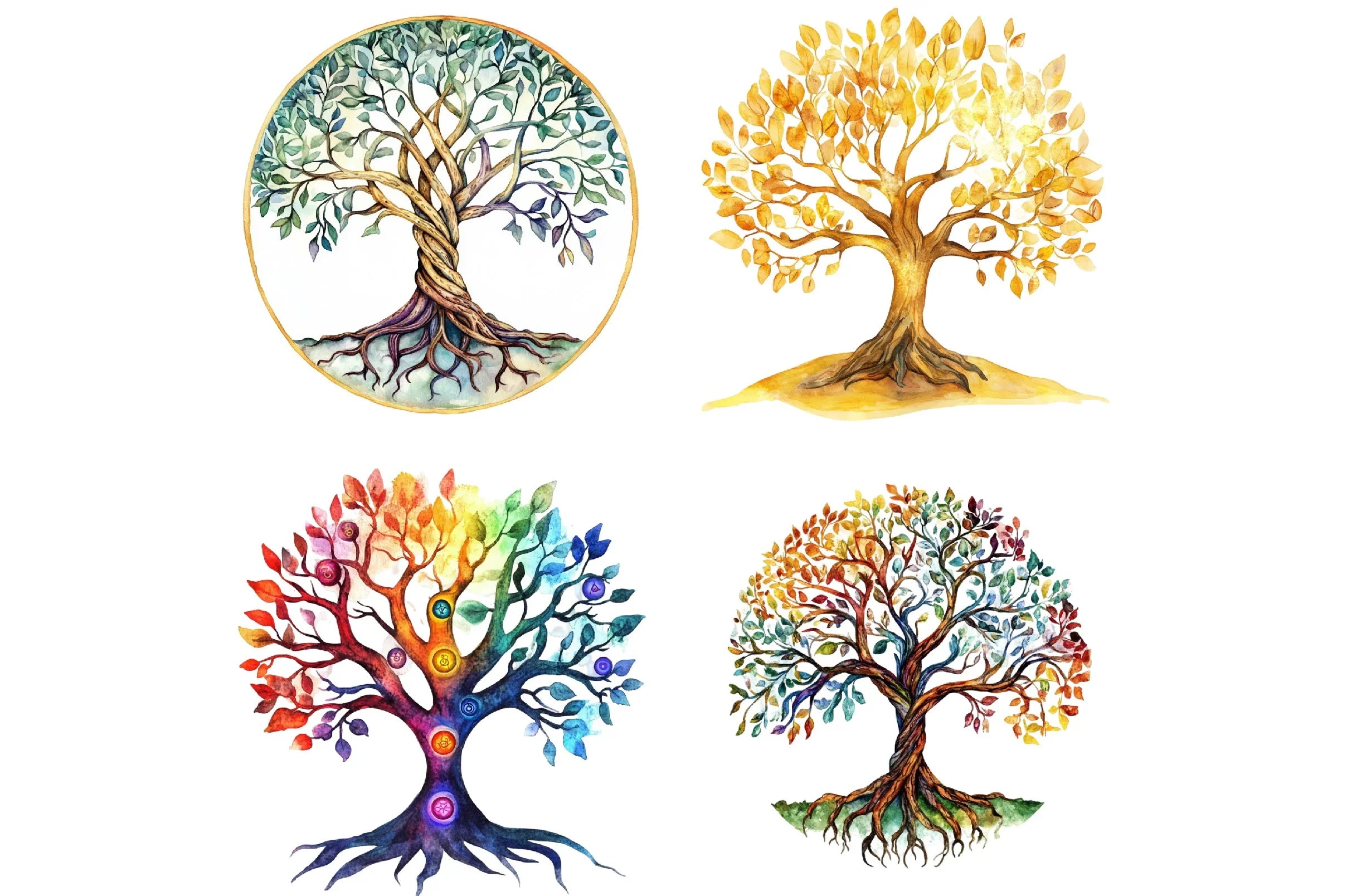 Sacred Tree of Life Clipart Bundle - CraftNest - Digital Crafting and Art