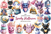 Cute Pastel Spooky Halloween Clipart Bundle