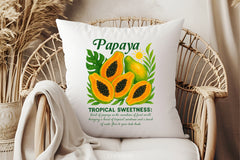 Papaya Tropical Clipart Bundle - CraftNest - Digital Crafting and Art