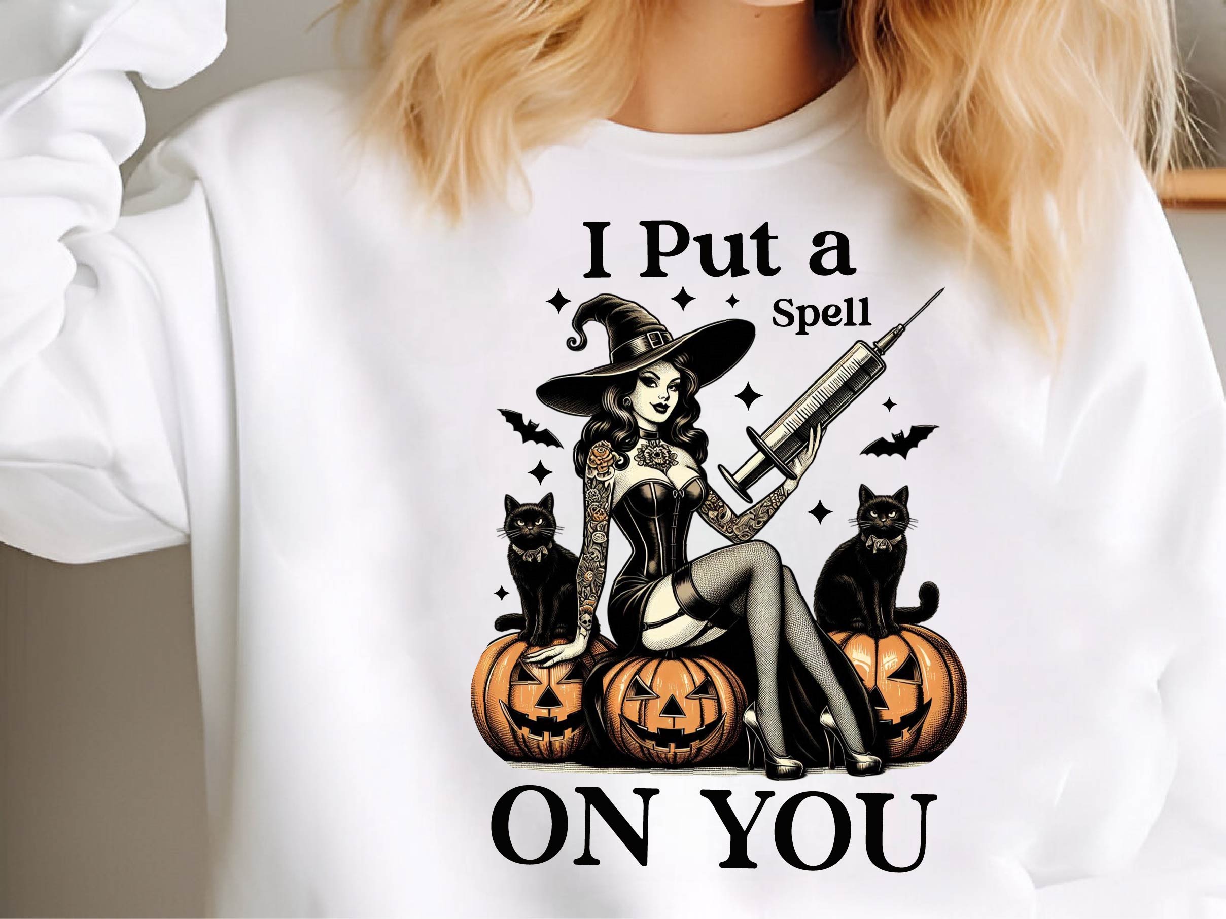 I Put A Spell On You Vintage Halloween Clipart Bundle - CraftNest - Digital Crafting and Art