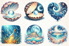 Magical Ocean Clipart Bundle - CraftNest - Digital Crafting and Art