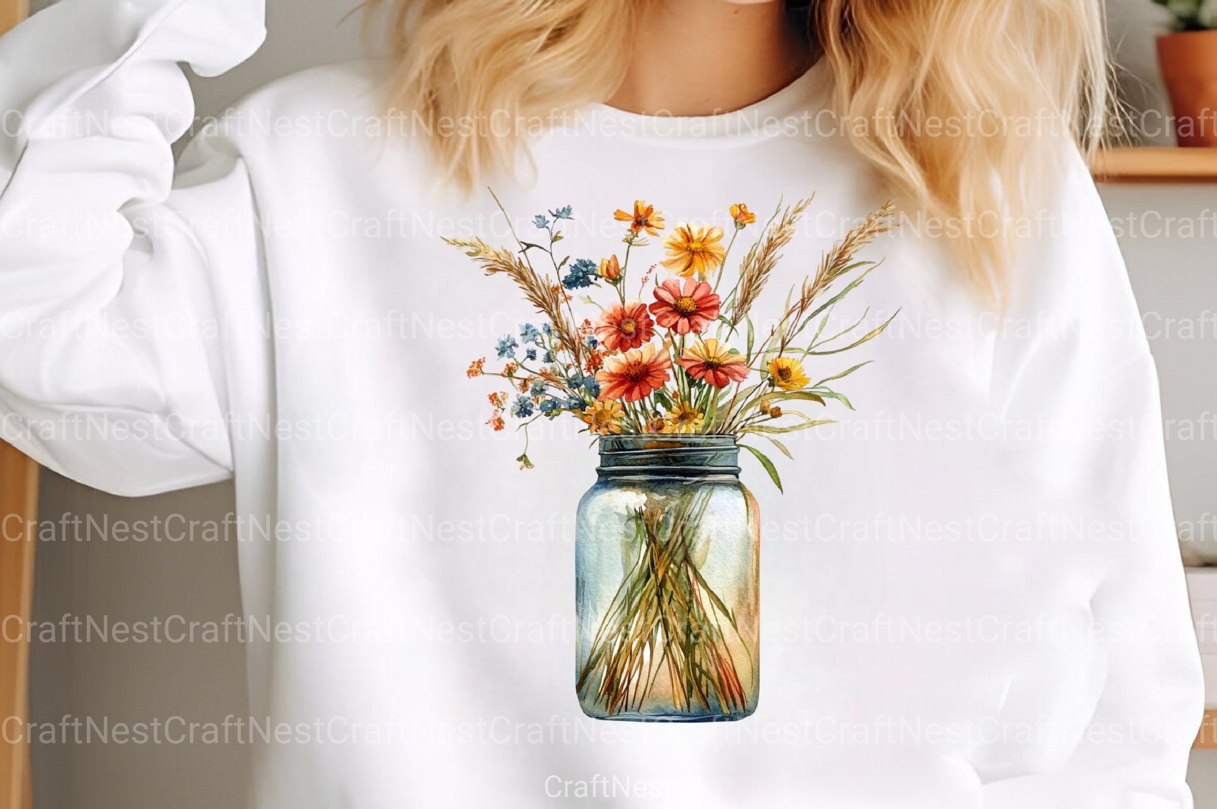 Fall Mason Jar Design Clipart Bundle - CraftNest - Digital Crafting and Art