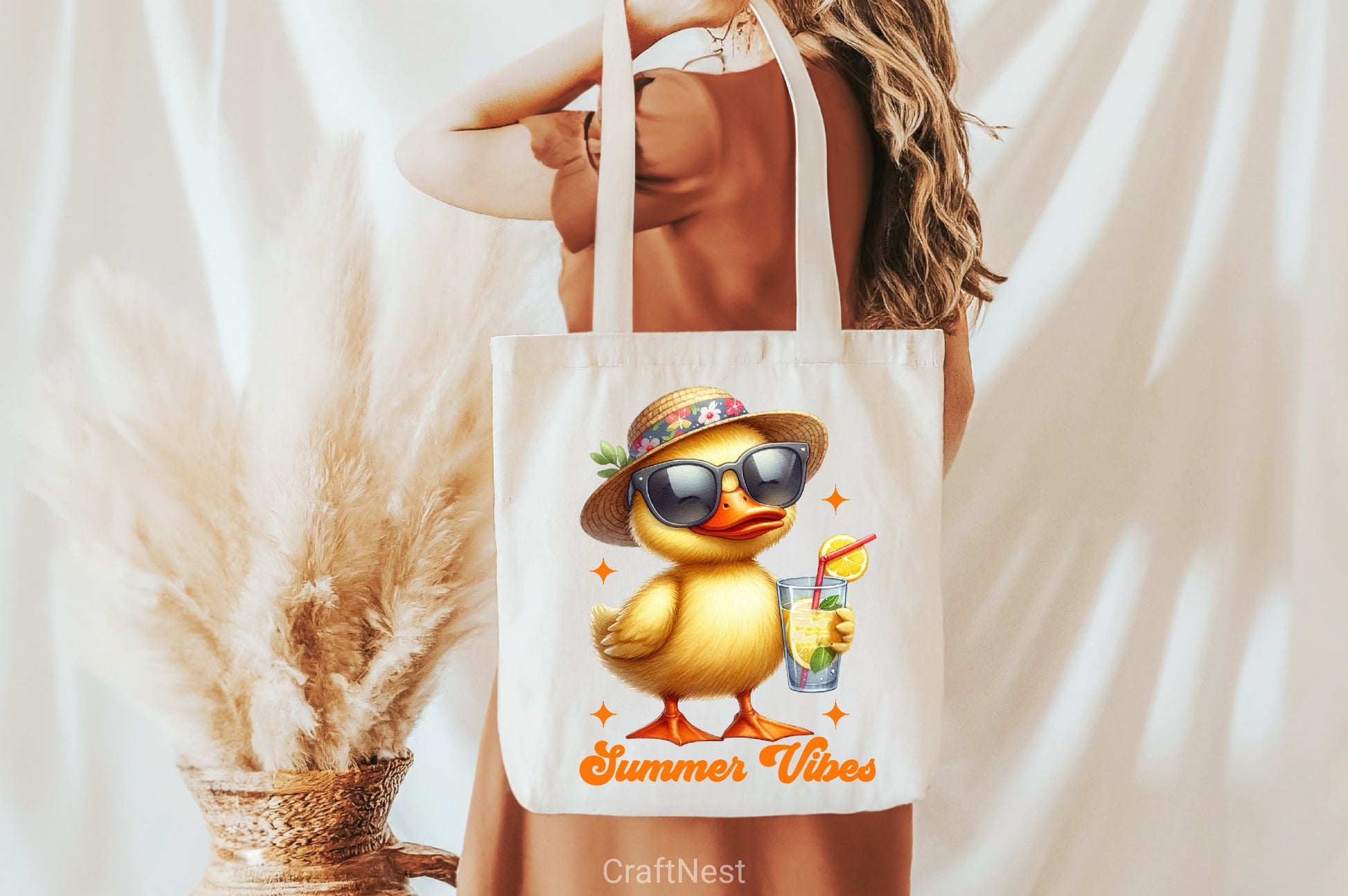 Summer Vibes Funny Duck Clipart Bundle 2 - CraftNest - Digital Crafting and Art