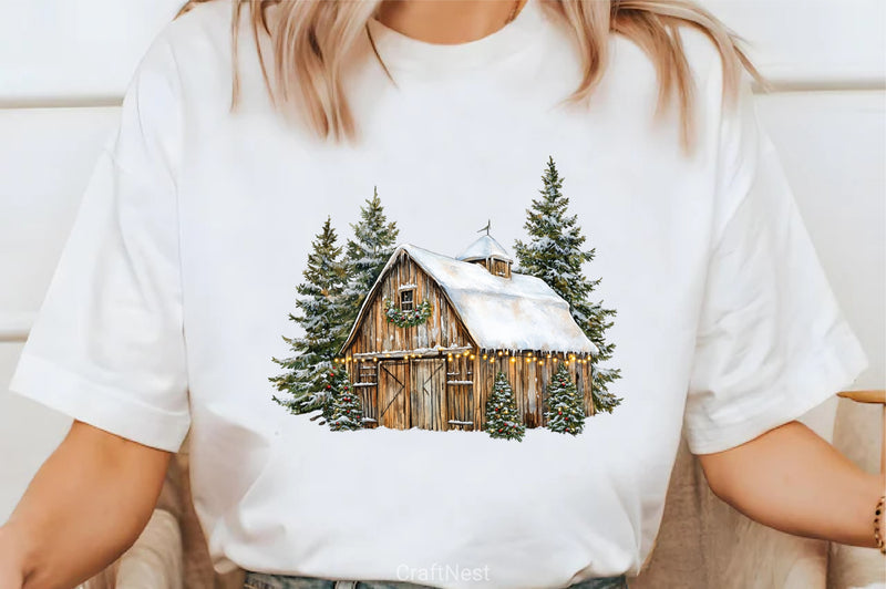 Wooden Christmas Clipart Bundle - CraftNest - Digital Crafting and Art