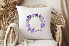 Spring Crocus Flower Clipart Bundle - CraftNest - Digital Crafting and Art