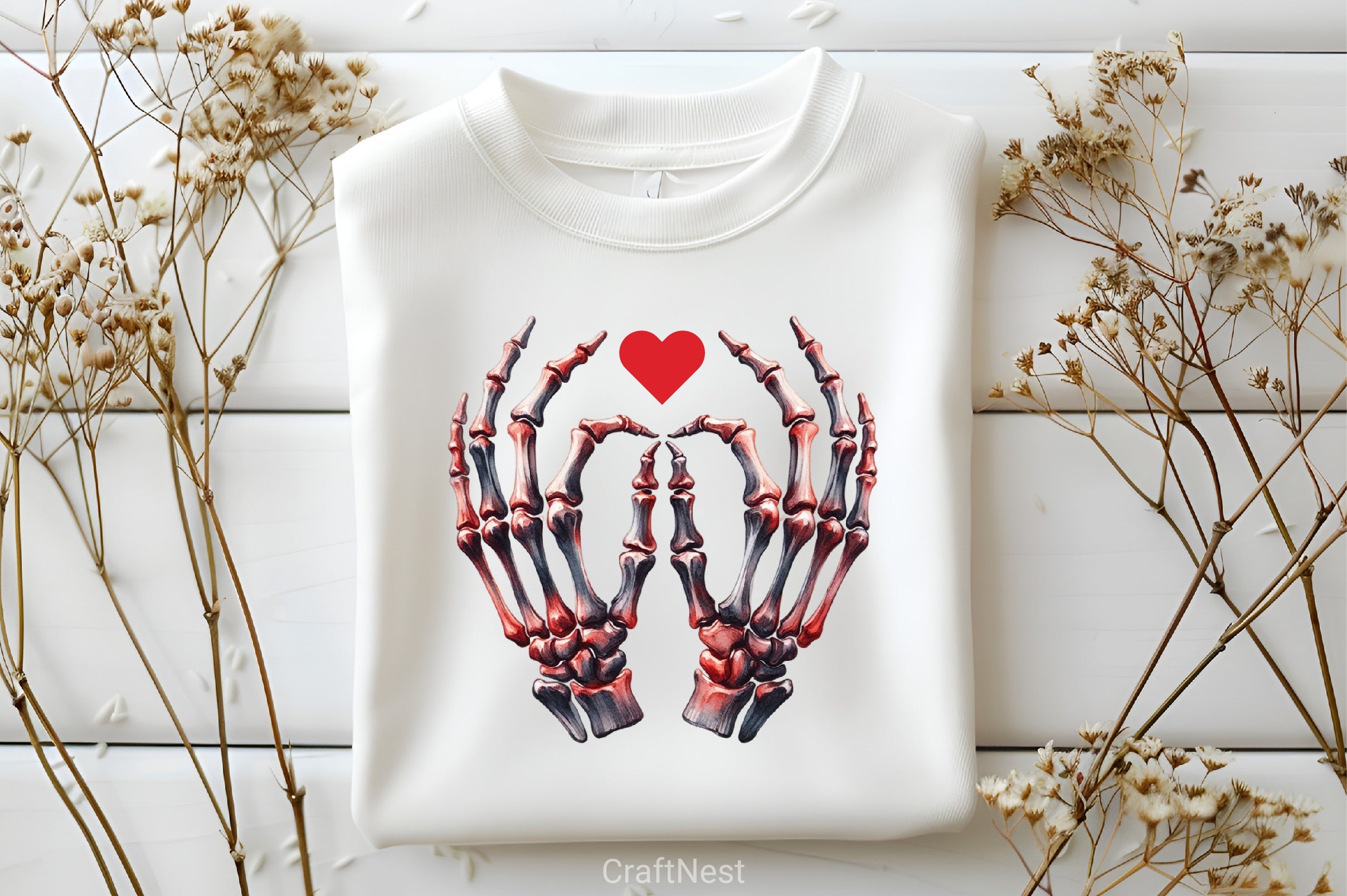 Valentine Skeleton Clipart Bundle 5 - CraftNest - Digital Crafting and Art