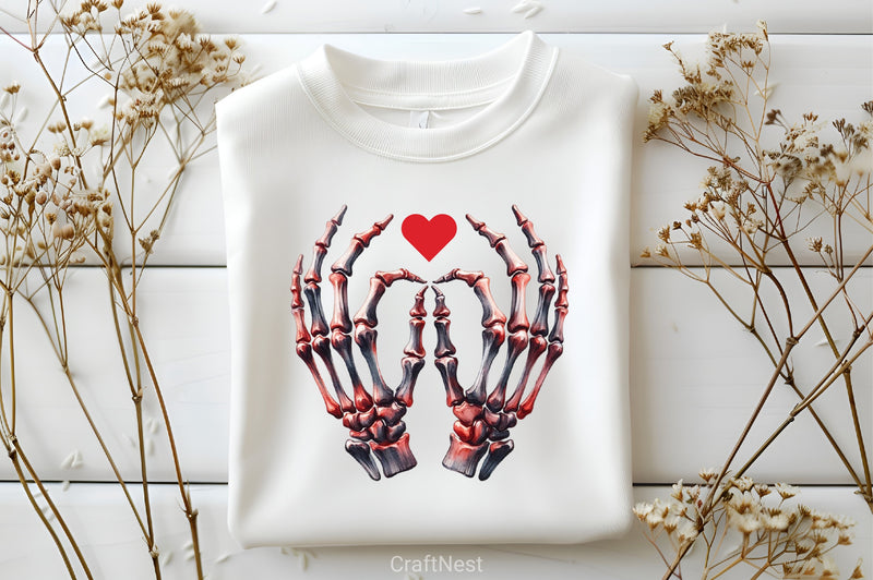 Valentine Skeleton Clipart Bundle 5 - CraftNest - Digital Crafting and Art