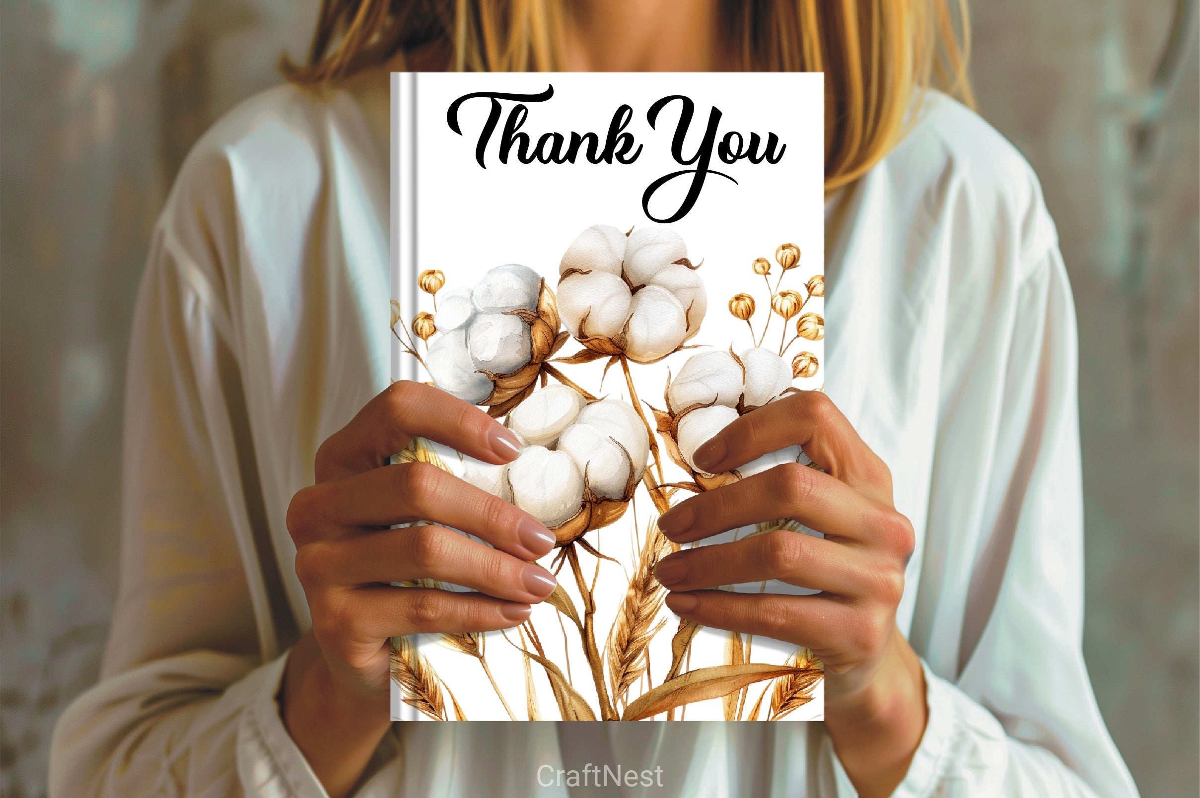 Cotton Branches Clipart Bundle - CraftNest - Digital Crafting and Art