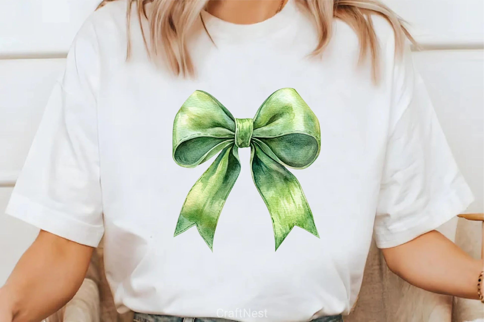 Vintage Green Christmas Clipart Bundle - CraftNest - Digital Crafting and Art