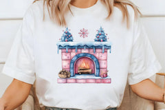 Pink & Blue Christmas Clipart Bundle - CraftNest - Digital Crafting and Art