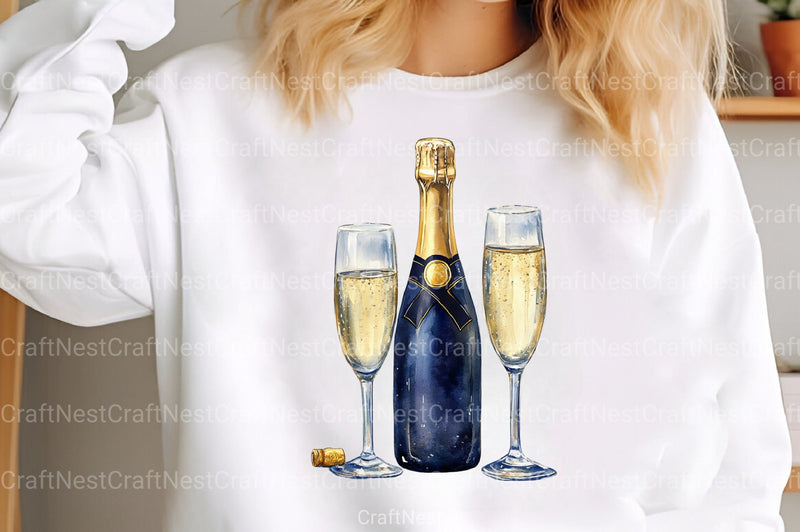 Whimsical Christmas Cute Holiday Illustrations Clipart Bundle - CraftNest - Digital Crafting and Art