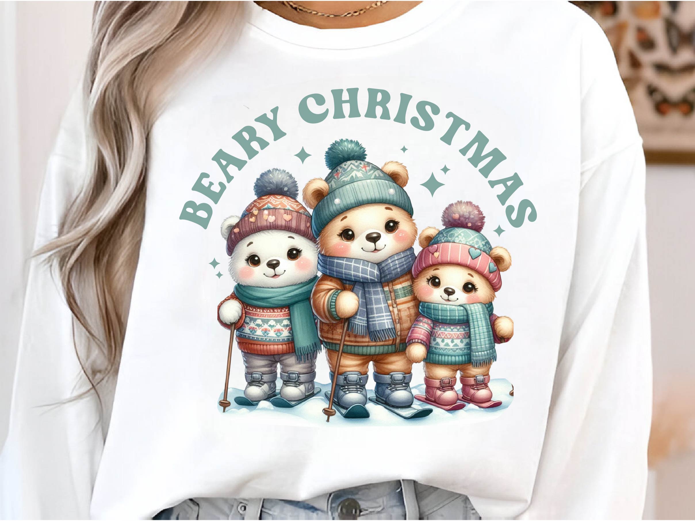 Beary Christmas Animal Christmas Clipart Bundle - CraftNest - Digital Crafting and Art