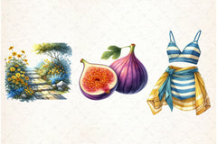 Sun Kissed Summers Clipart Bundle - CraftNest - Digital Crafting and Art