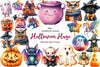 Cute Halloween Huge Clipart Bundle