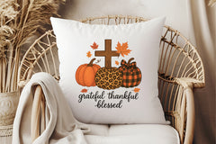 Grateful Thankful Blessed Pumpkin Clipart Bundle - CraftNest - Digital Crafting and Art