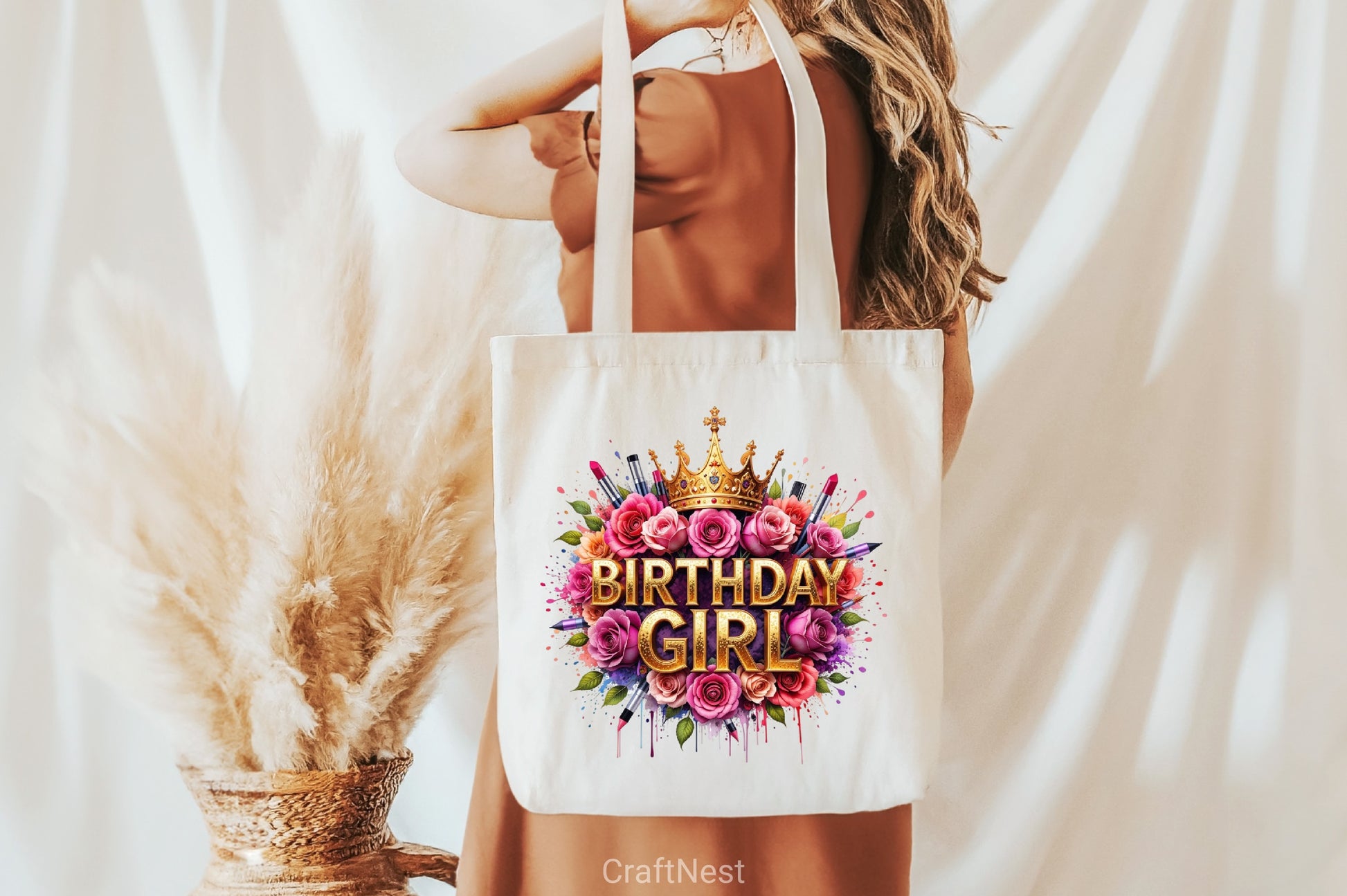 Birthday Girl Floral Clipart Bundle 2 - CraftNest - Digital Crafting and Art