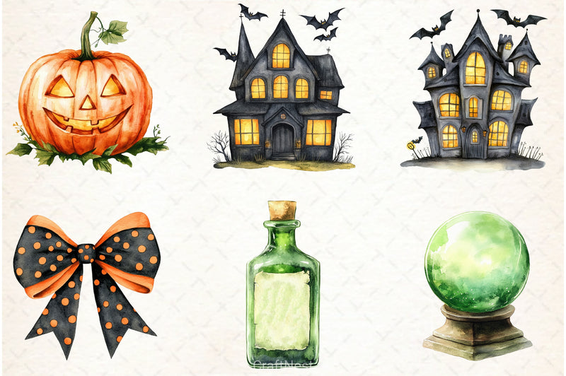 Halloween Clipart Bundle 2 - CraftNest - Digital Crafting and Art