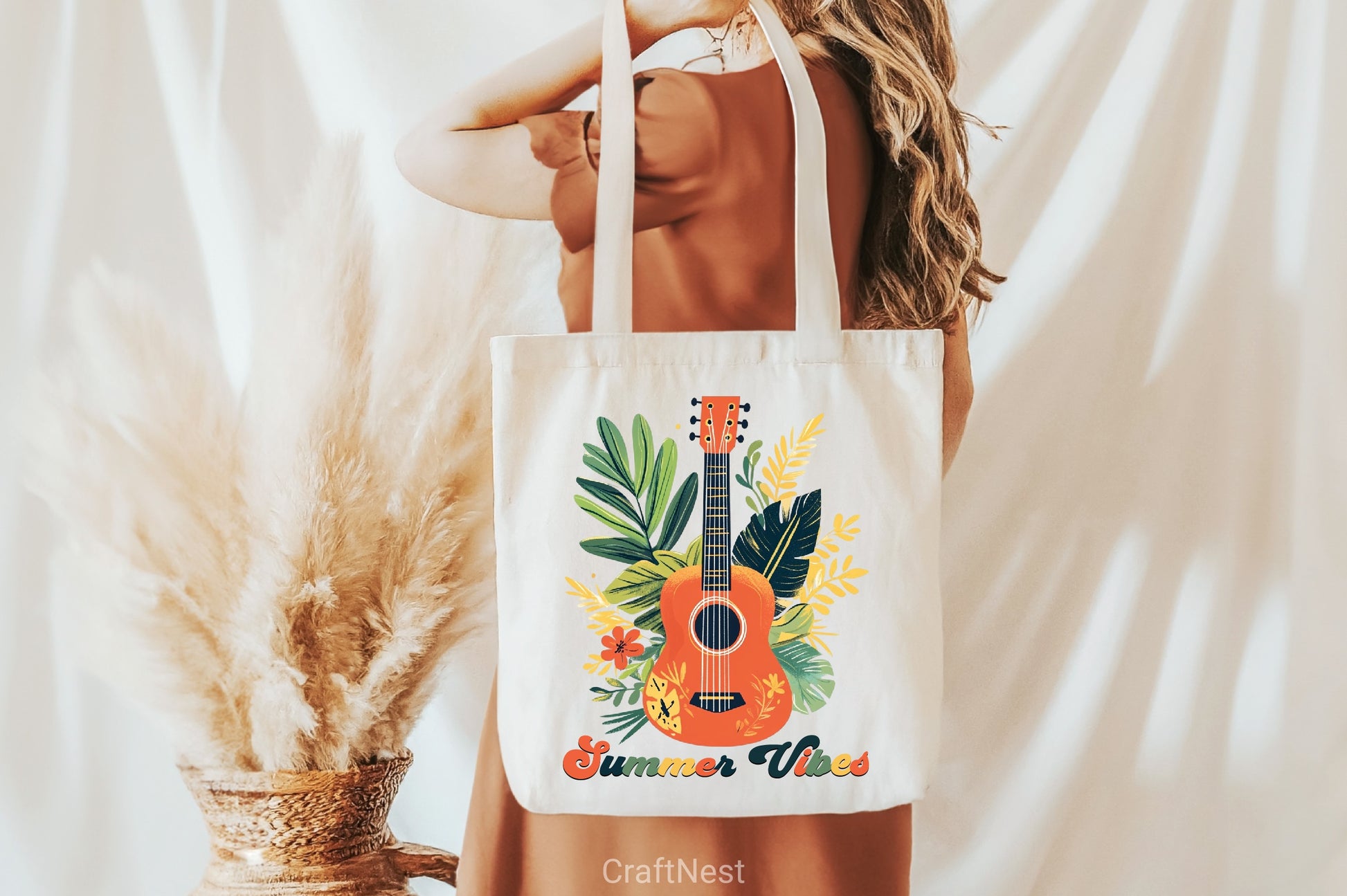 Summer Vibes Guitar Clipart Bundle - CraftNest - Digital Crafting and Art