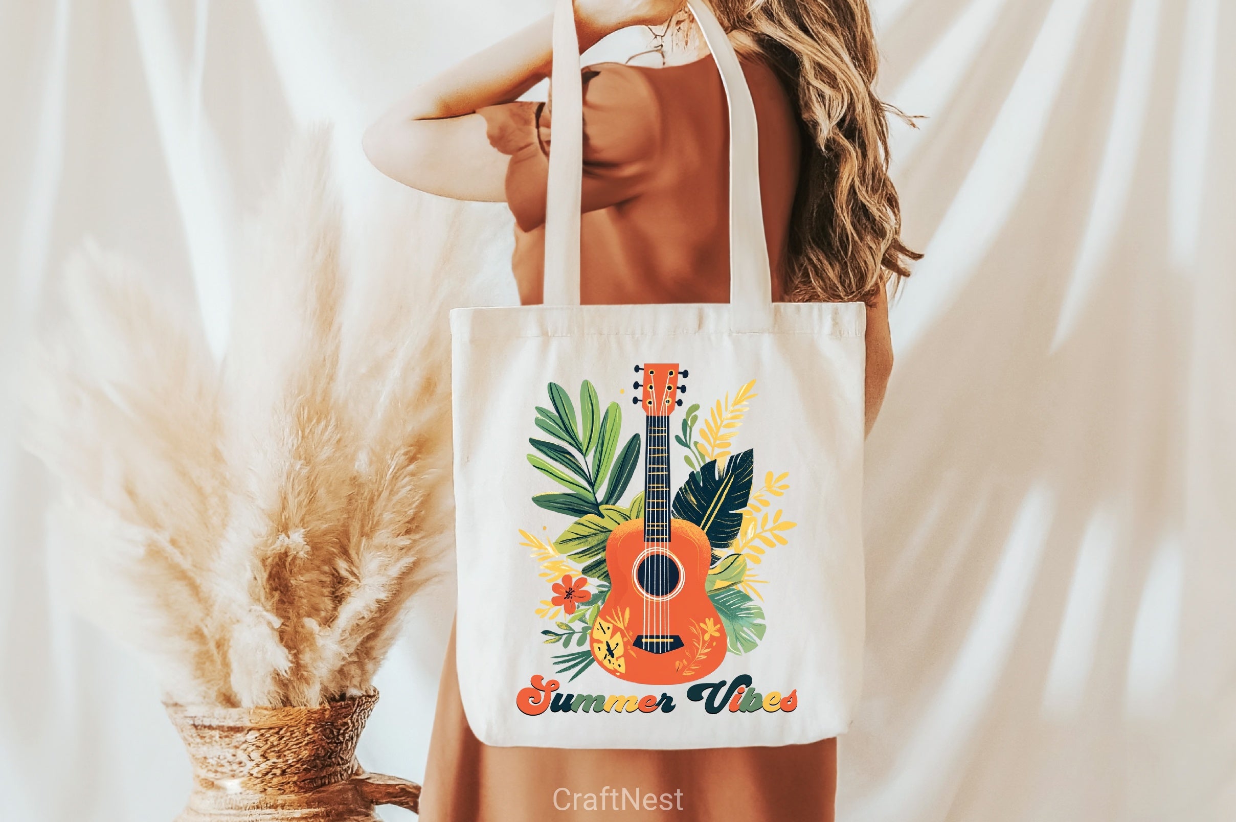 Summer Vibes Guitar Clipart Bundle - CraftNest - Digital Crafting and Art