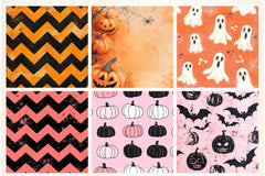 Cute Halloween Digital Papers - CraftNest - Digital Crafting and Art