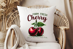 Farm Fresh Cherry Clipart Bundle - CraftNest - Digital Crafting and Art