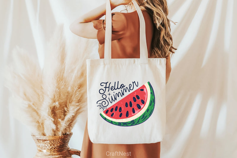 Hello Summer Watermelon Clipart Bundle 3 - CraftNest - Digital Crafting and Art
