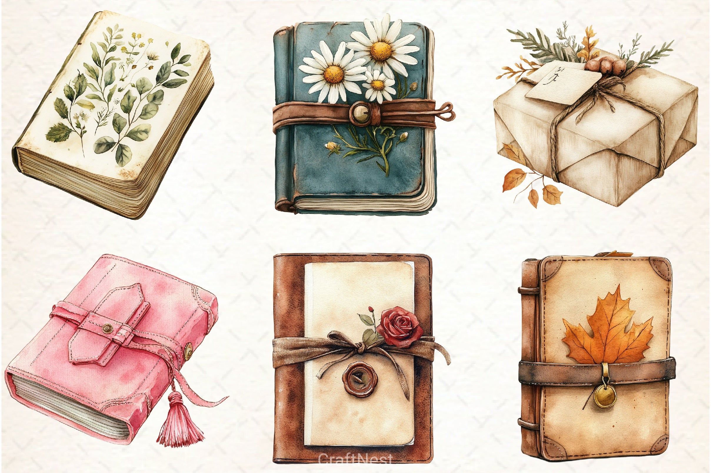 Autumn Book Clipart Bundle 2 - CraftNest - Digital Crafting and Art