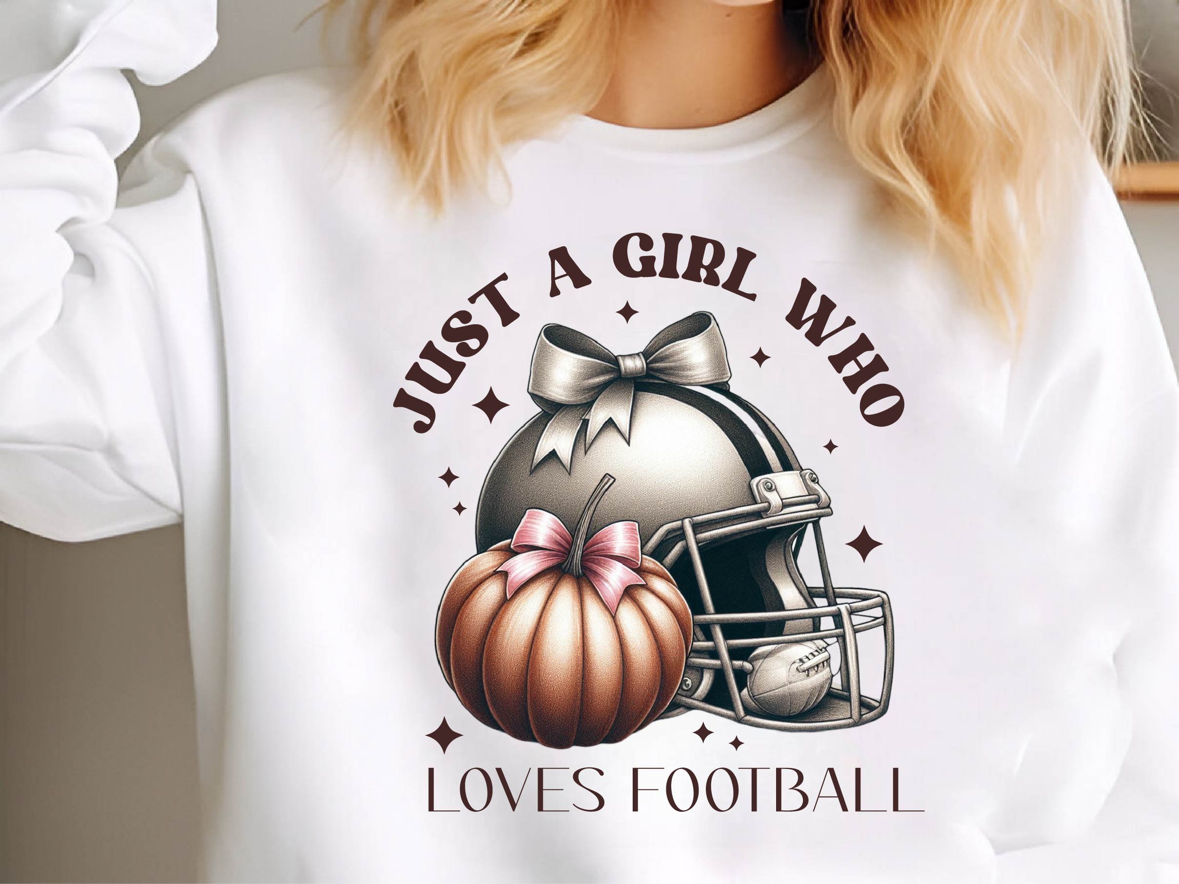 Just A Girl Who Loves Football Clipart Bundle - CraftNest - Digital Crafting and Art