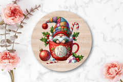 Holiday Christmas Coffee Gnome Clipart Bundle - CraftNest - Digital Crafting and Art