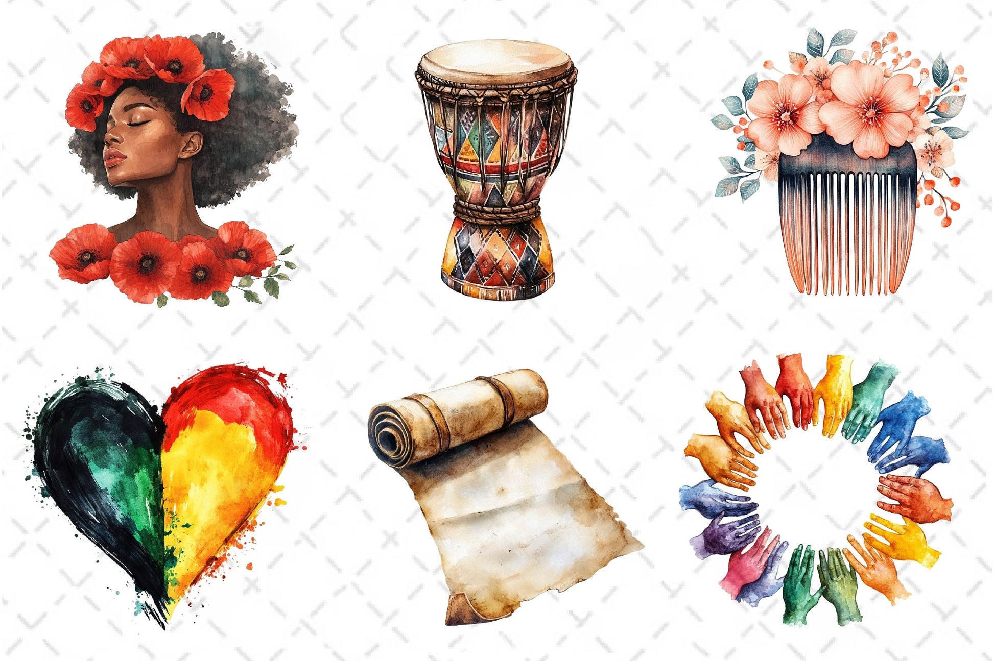 Minimalist Juneteenth Clipart Bundle - CraftNest - Digital Crafting and Art