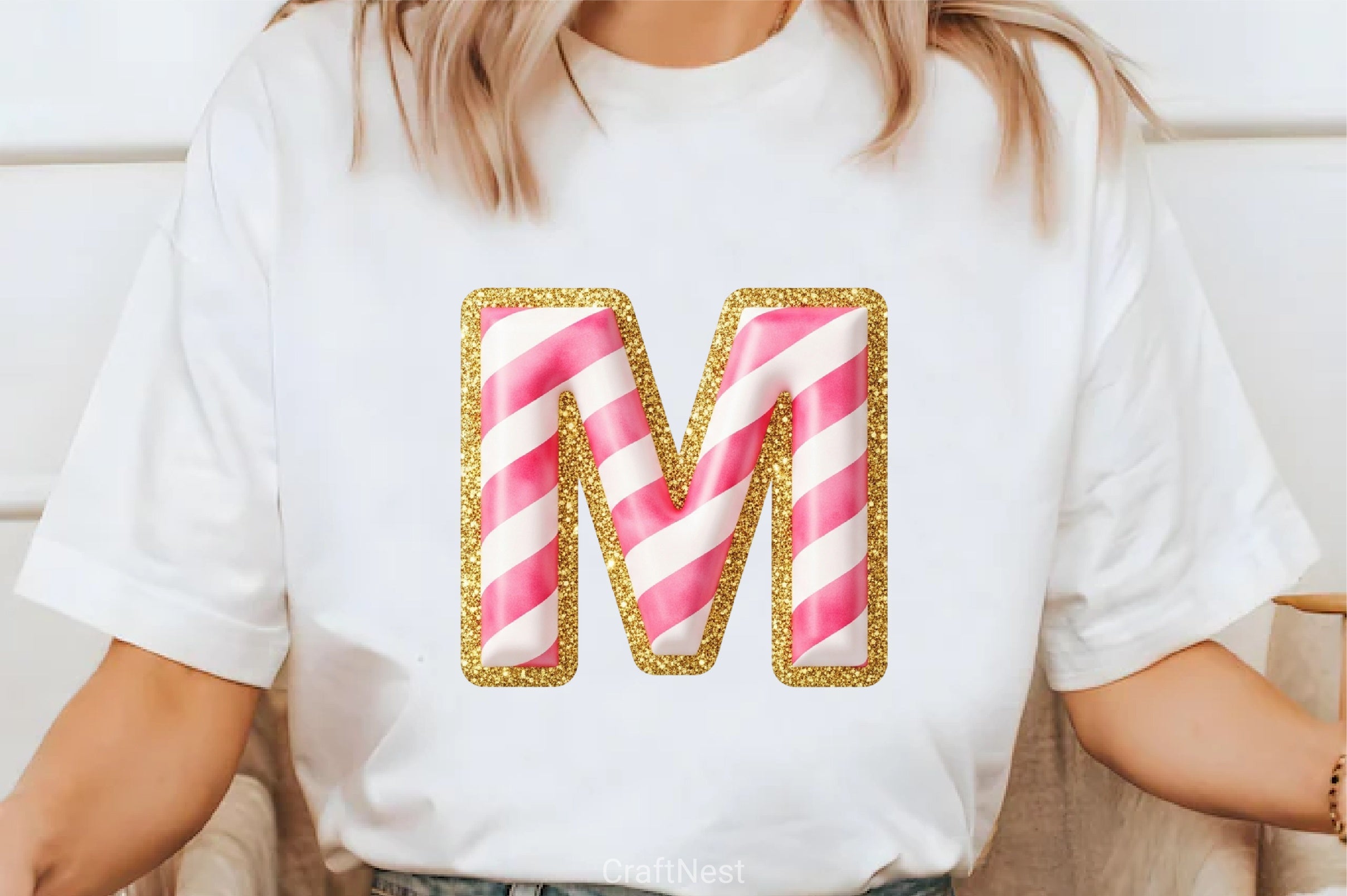 Candy Cane Alphabet Clipart Bundle - CraftNest - Digital Crafting and Art