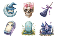 Cute Halloween Clipart Bundle 1 - CraftNest - Digital Crafting and Art