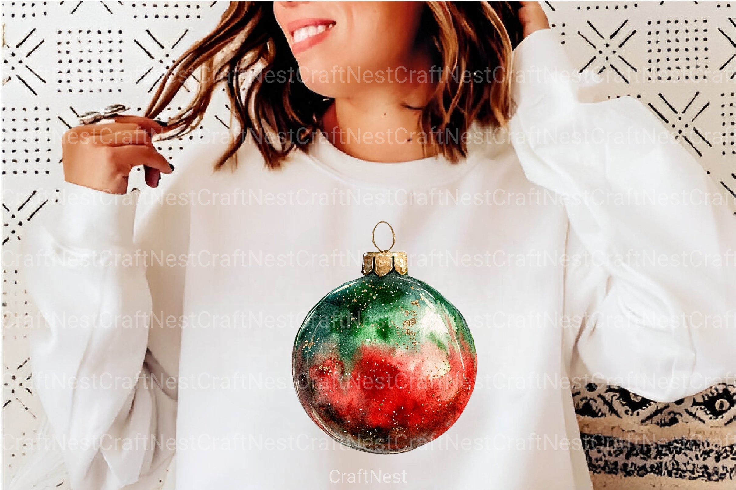 Glitter Cute Christmas Sublimation Clipart Bundle 2 - CraftNest - Digital Crafting and Art