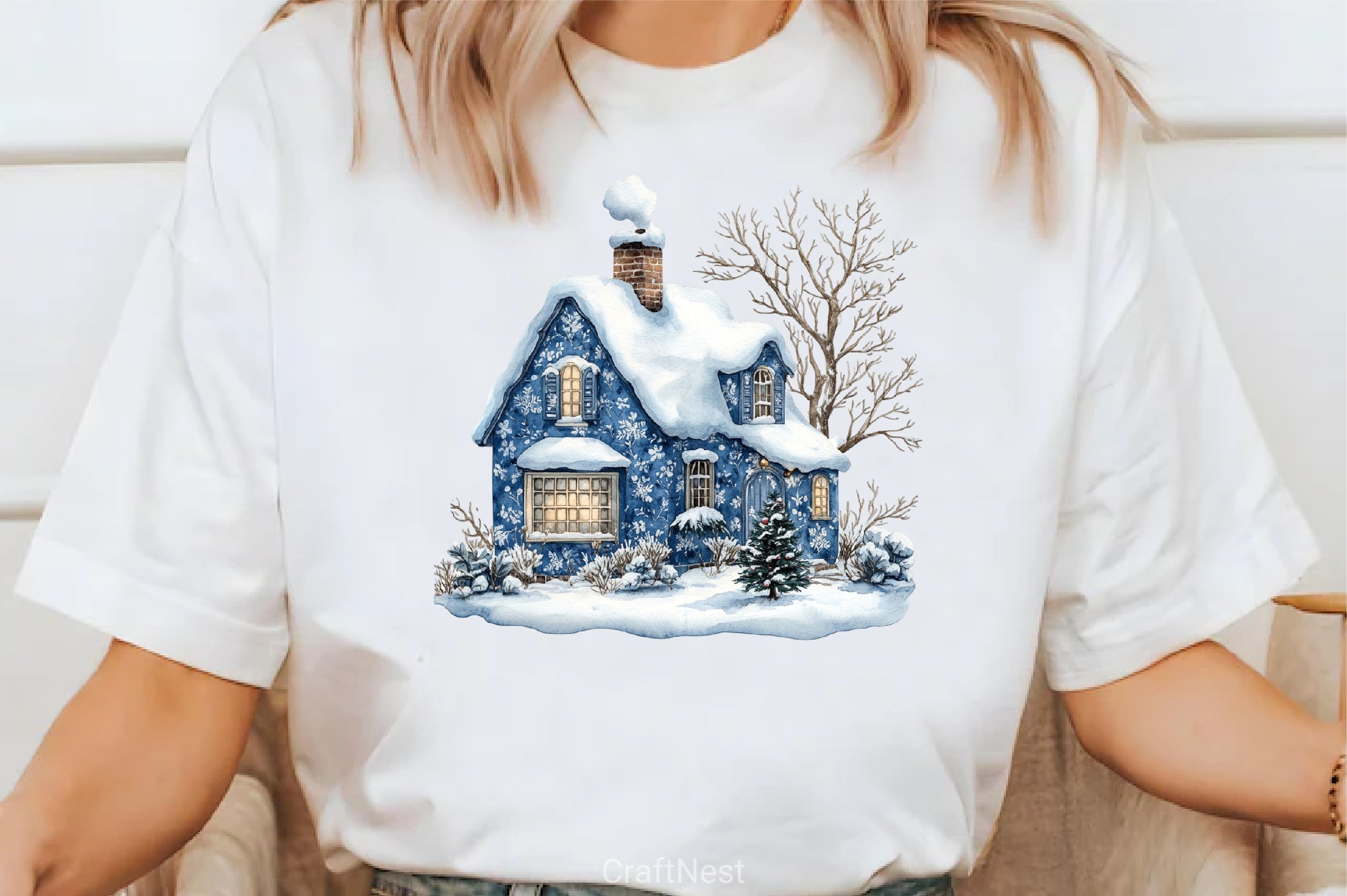 Chinoiserie Christmas Clipart Bundle 3 - CraftNest - Digital Crafting and Art