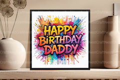 Happy Birthday Daddy Clipart Bundle - CraftNest - Digital Crafting and Art