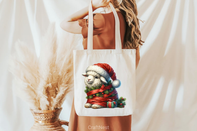 Animal Christmas Tree Clipart Bundle 1 - CraftNest - Digital Crafting and Art