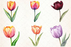 Tulip Clipart Bundle - CraftNest - Digital Crafting and Art
