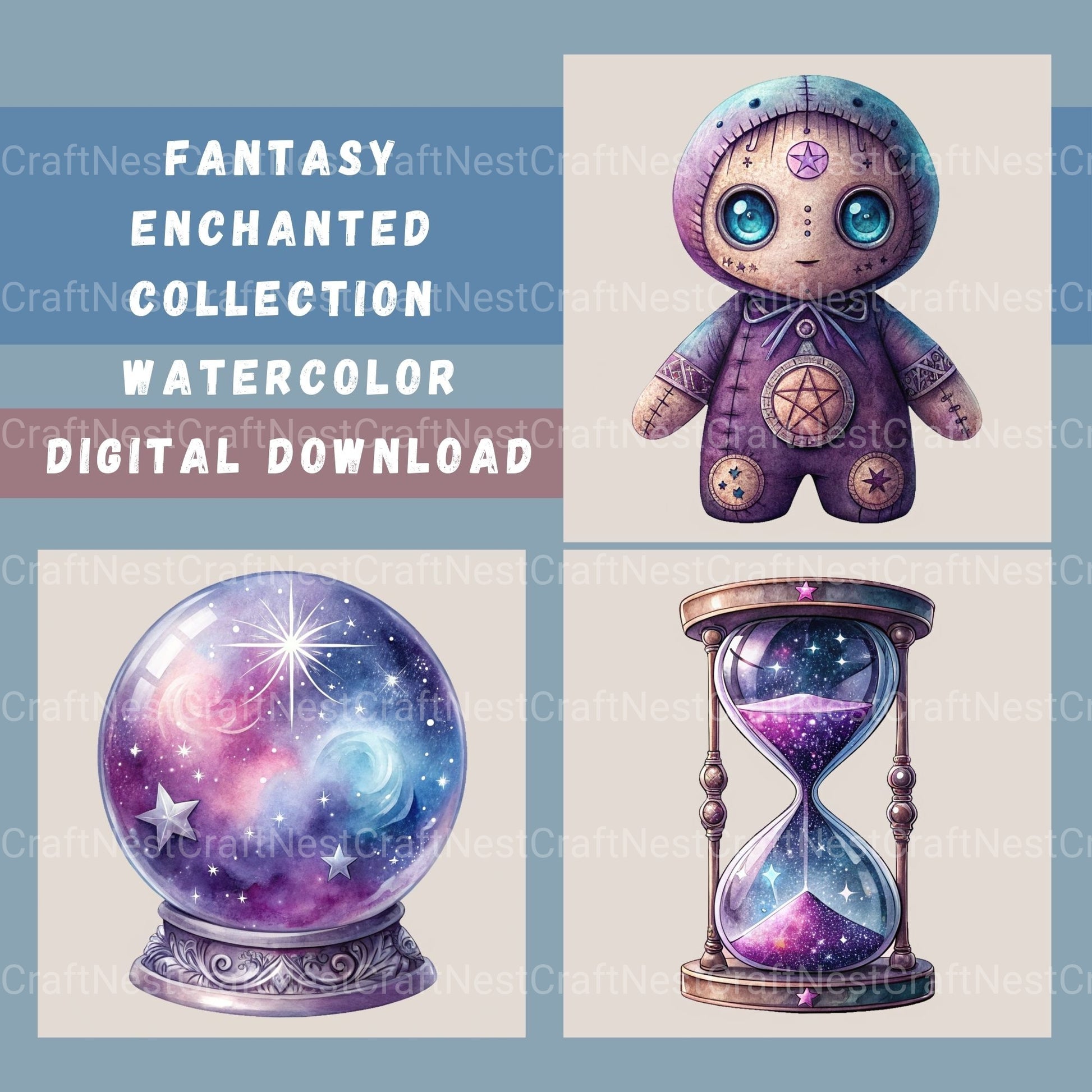 Enchanted Objects Clipart Bundle - CraftNest - Digital Crafting and Art