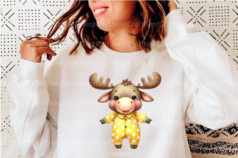 Funny Moose Clipart Bundle - CraftNest - Digital Crafting and Art