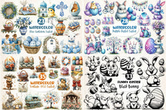 Happy Easter Huge SVG Bundle - CraftNest - Digital Crafting and Art