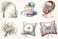 Nordic Wedding Clipart Bundle - CraftNest - Digital Crafting and Art